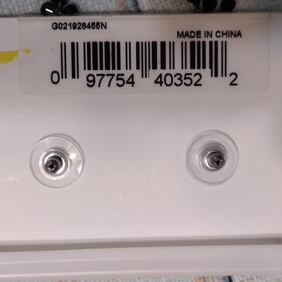 Givenchy Black Dangle Earrings - Picture 2 of 3